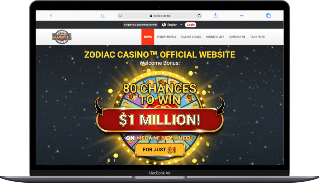 Zodiac Casino Official Website