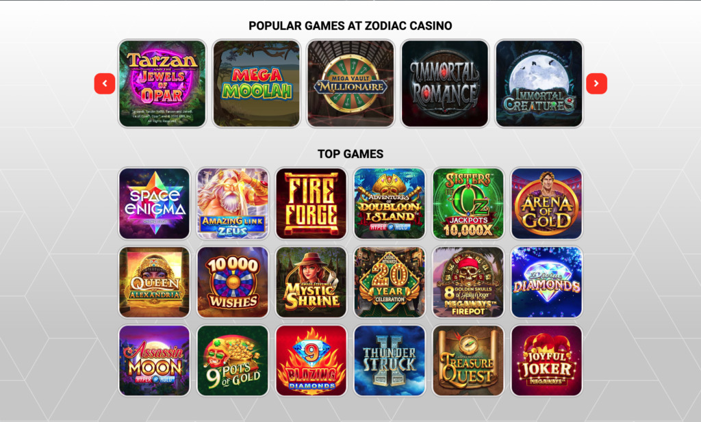 Zodiac Casino Slots 